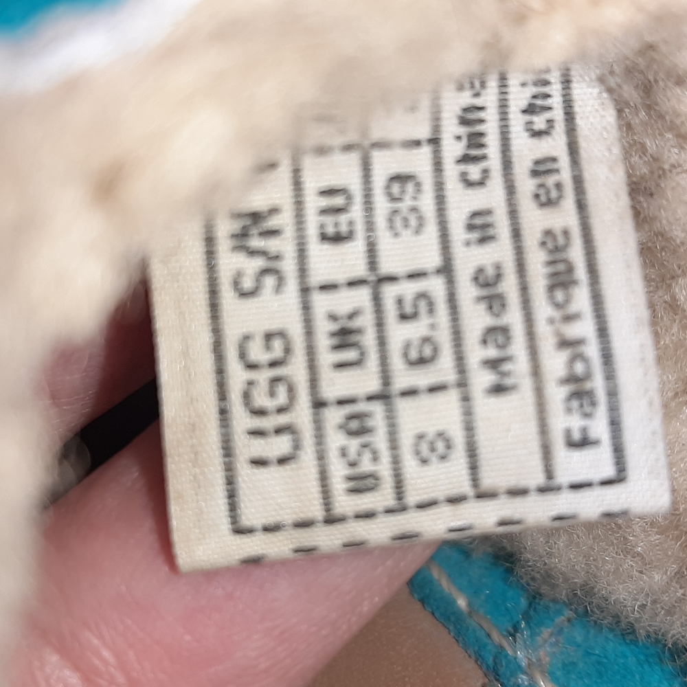 Gorgeous Teal UGG Sandals - Picture 5 of 5